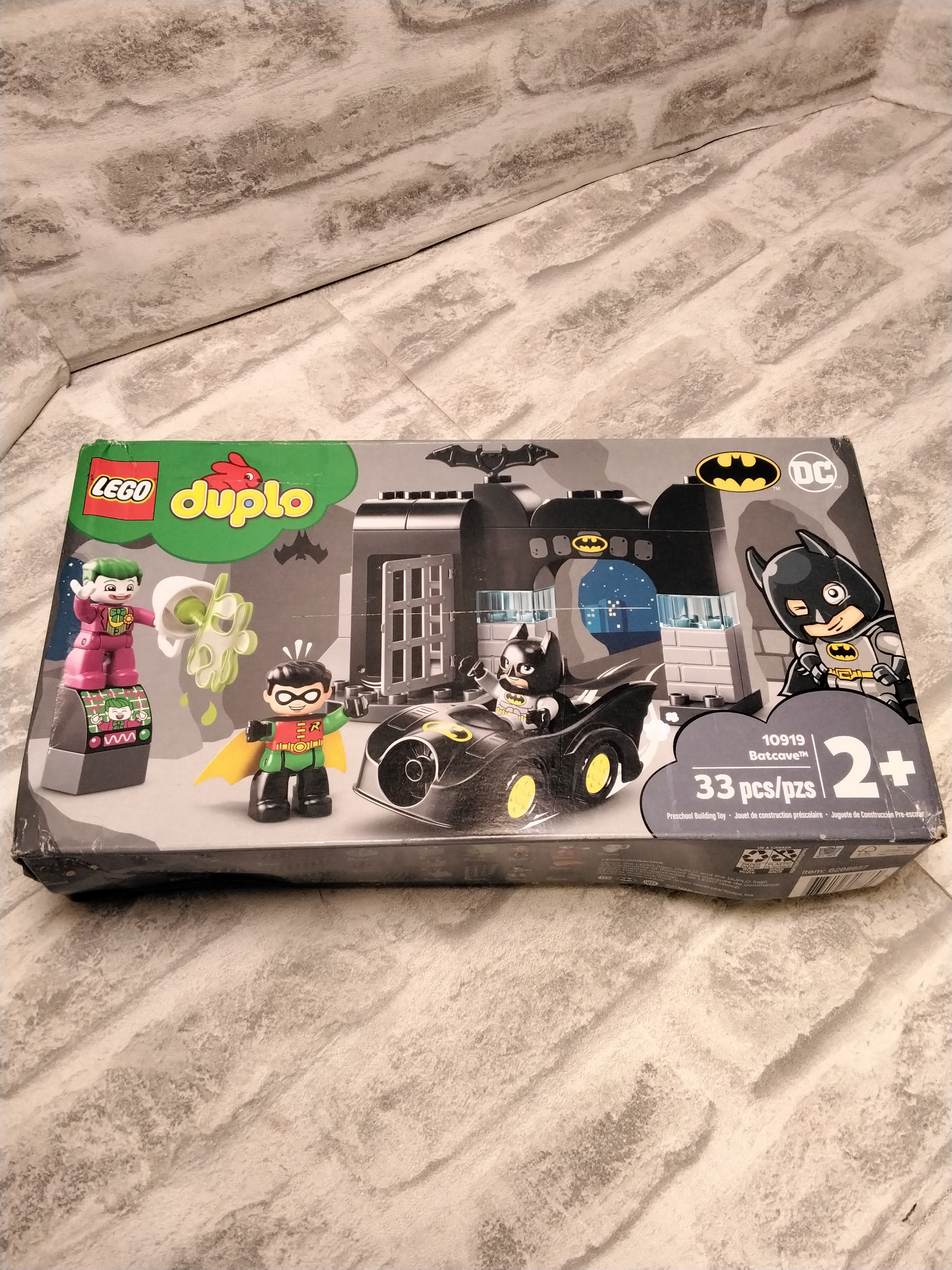 LEGO DUPLO Batman Batcave 10919 Action Figure Toy (33 Pieces) (7682419687662)
